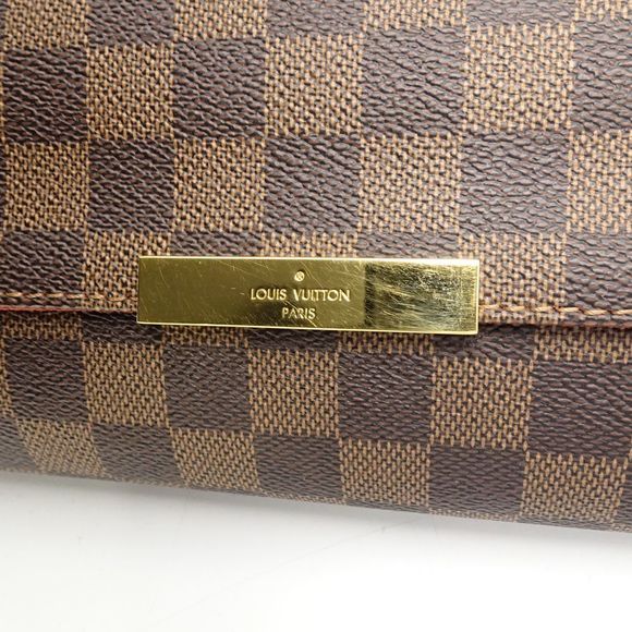 Louis Vuitton Damier Favorite MM Ebene 2WAY Bag Brown - Picture 5 of 7